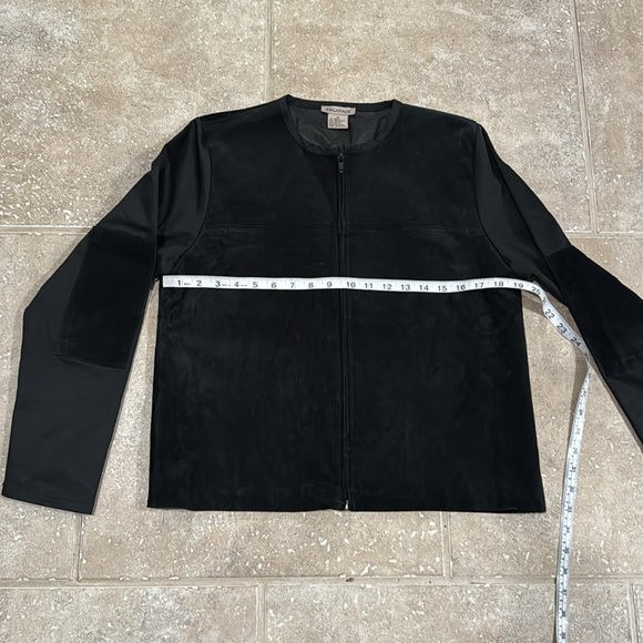 Women's Escapade Black Suede Jacket‎ Size Medium - Picture 4 of 5